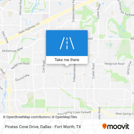 Pirates Cove Drive map