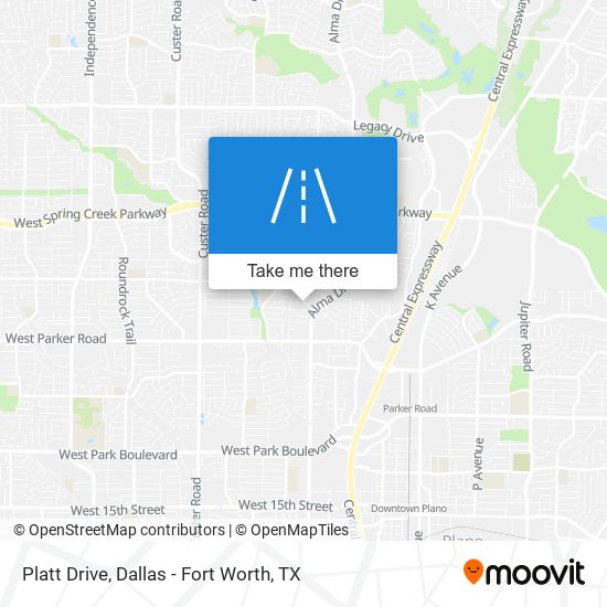 Platt Drive map