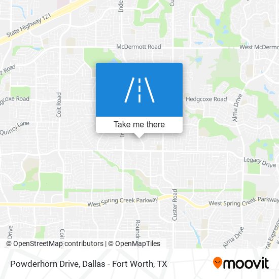 Powderhorn Drive map