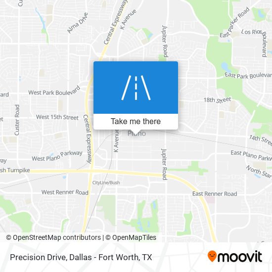 Precision Drive map