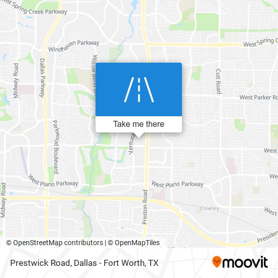 Prestwick Road map