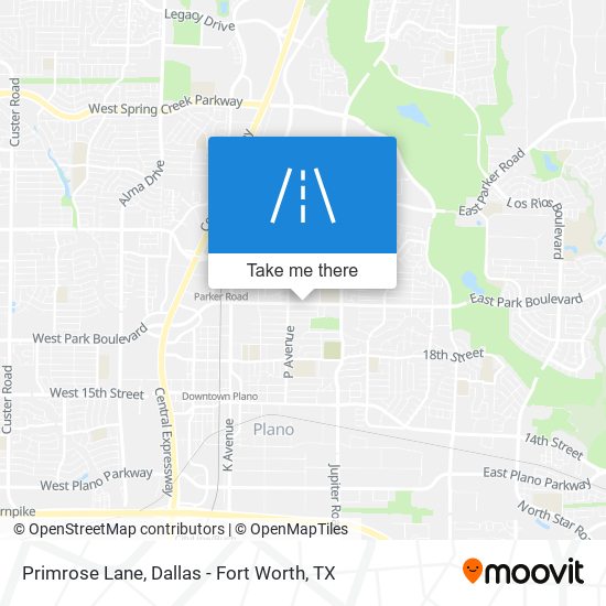 Mapa de Primrose Lane