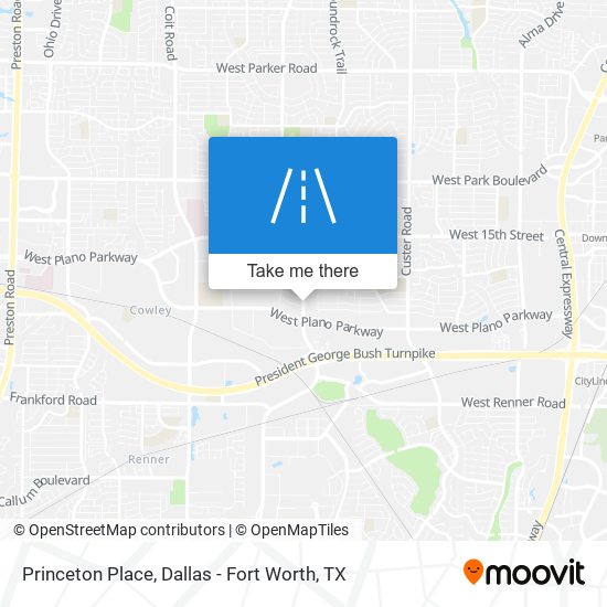 Princeton Place map