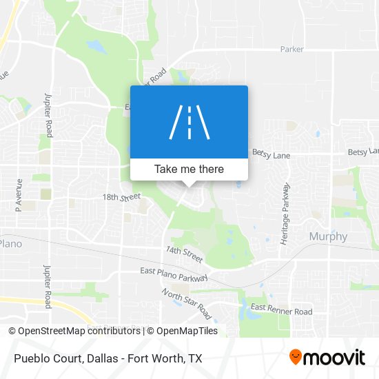 Pueblo Court map