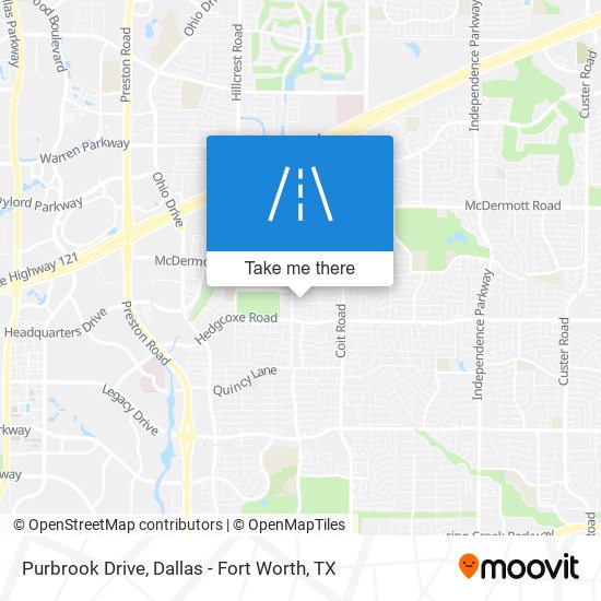 Purbrook Drive map