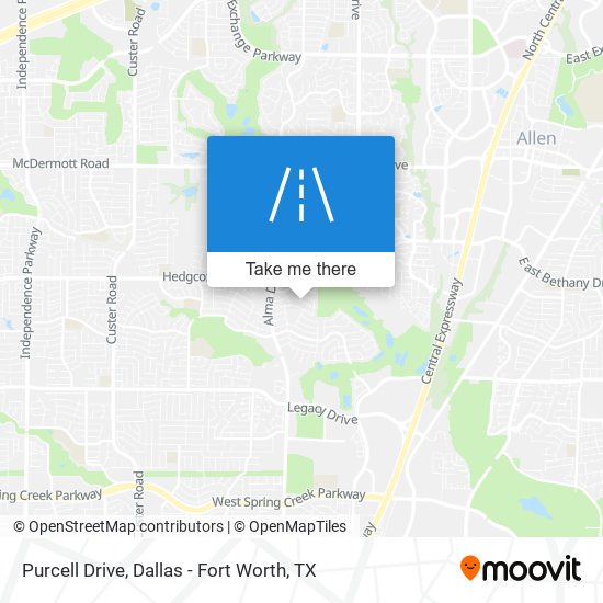 Purcell Drive map
