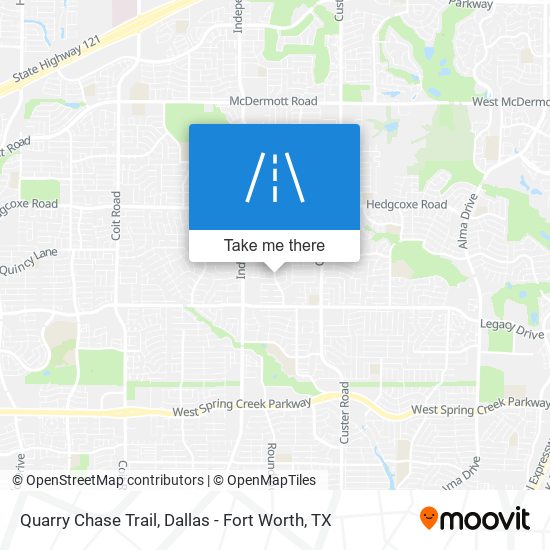 Quarry Chase Trail map