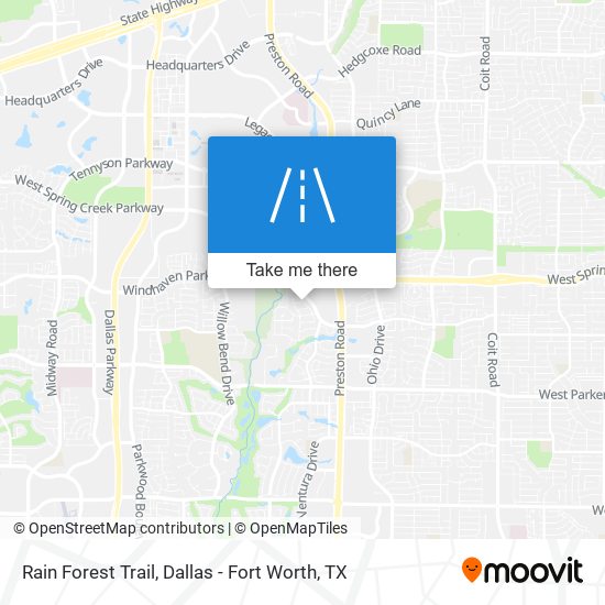 Rain Forest Trail map