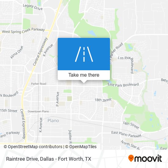 Raintree Drive map