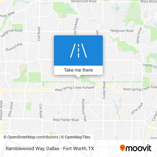 Ramblewood Way map