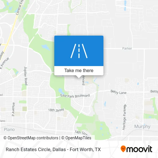 Ranch Estates Circle map
