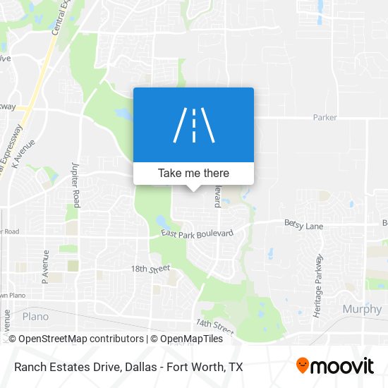 Ranch Estates Drive map