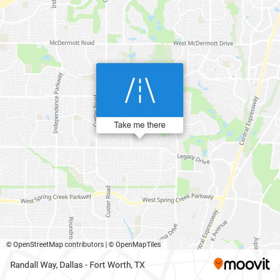 Randall Way map