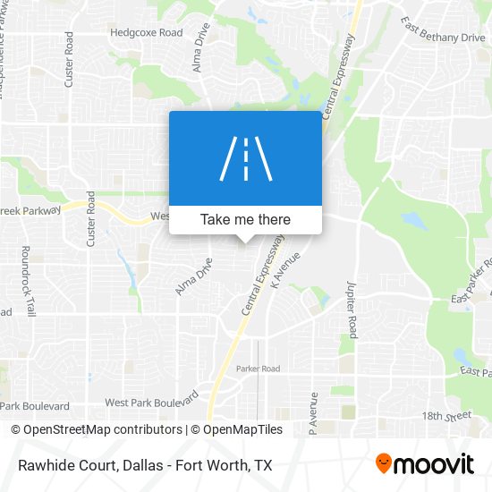 Rawhide Court map