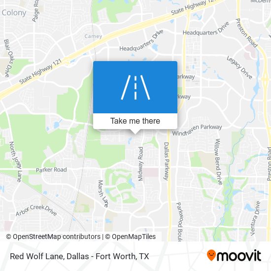 Red Wolf Lane map
