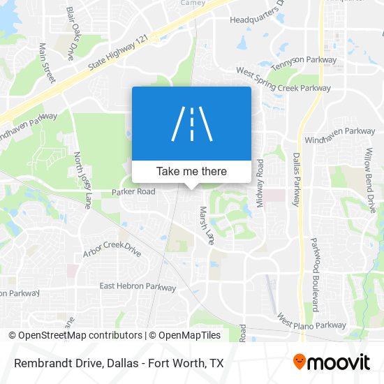 Rembrandt Drive map