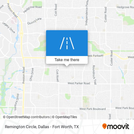 Remington Circle map