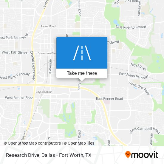 Research Drive map