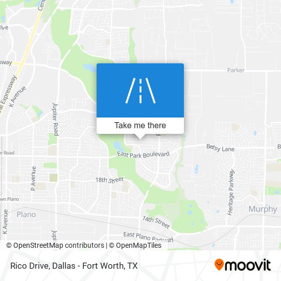 Rico Drive map