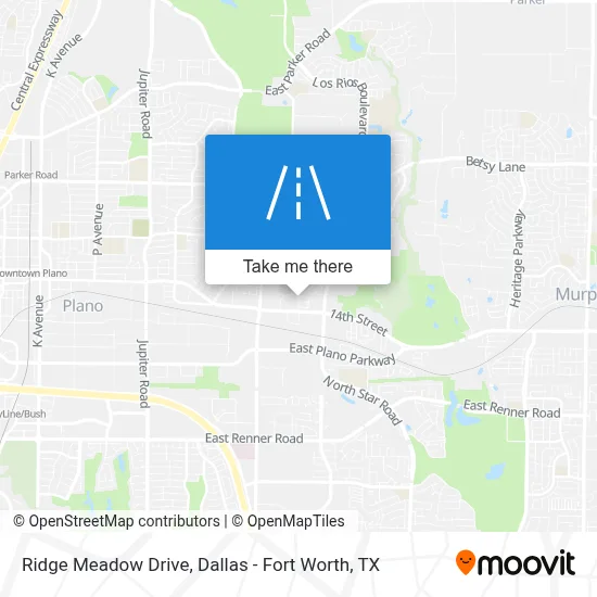 Ridge Meadow Drive map