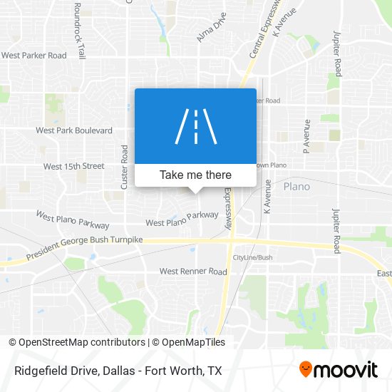 Ridgefield Drive map