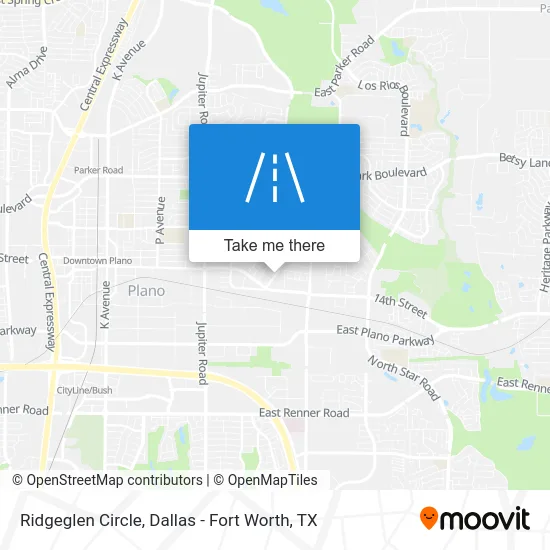 Ridgeglen Circle map