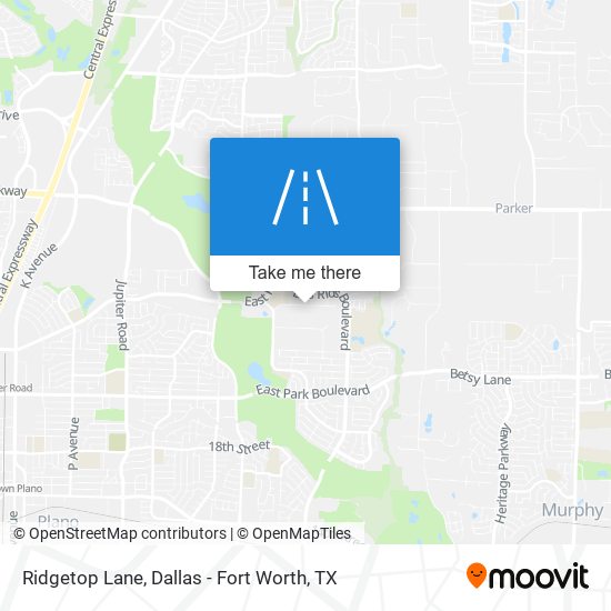 Mapa de Ridgetop Lane