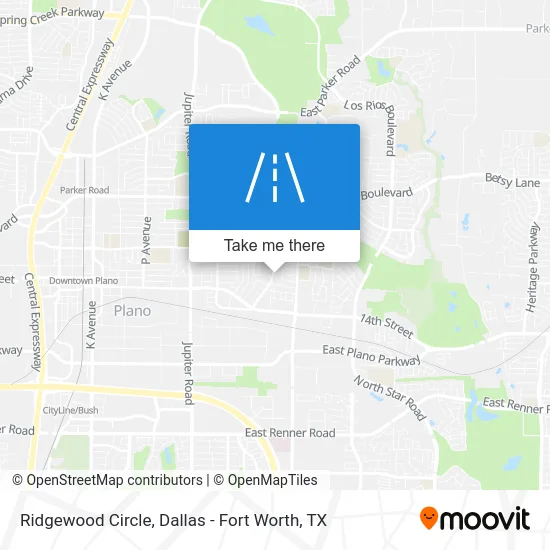Ridgewood Circle map