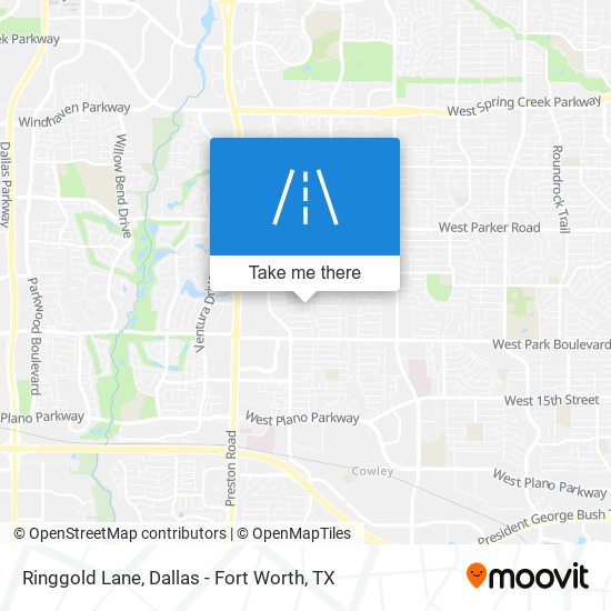 Ringgold Lane map