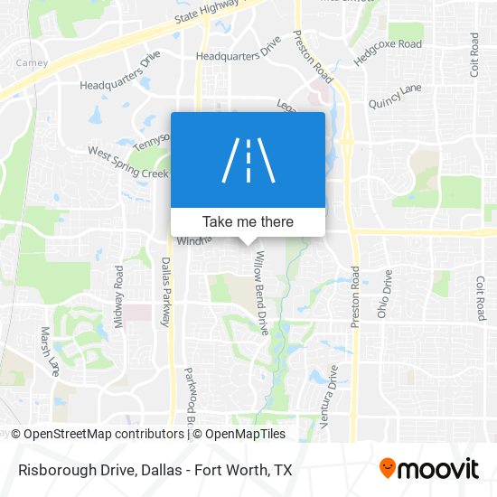 Risborough Drive map