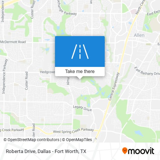 Mapa de Roberta Drive
