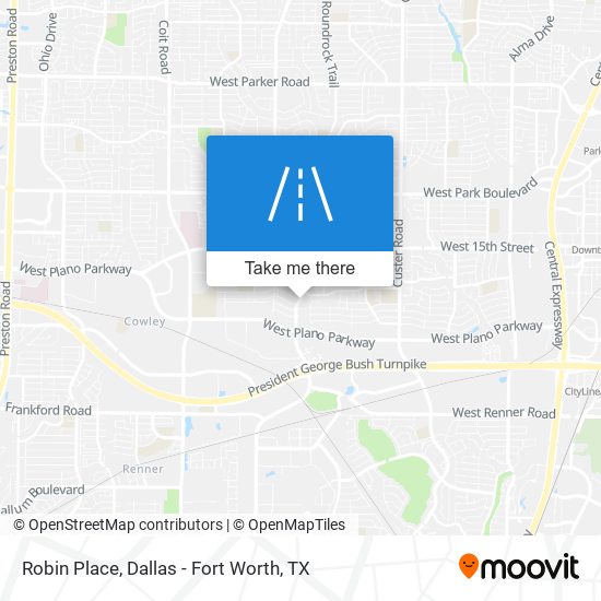 Robin Place map