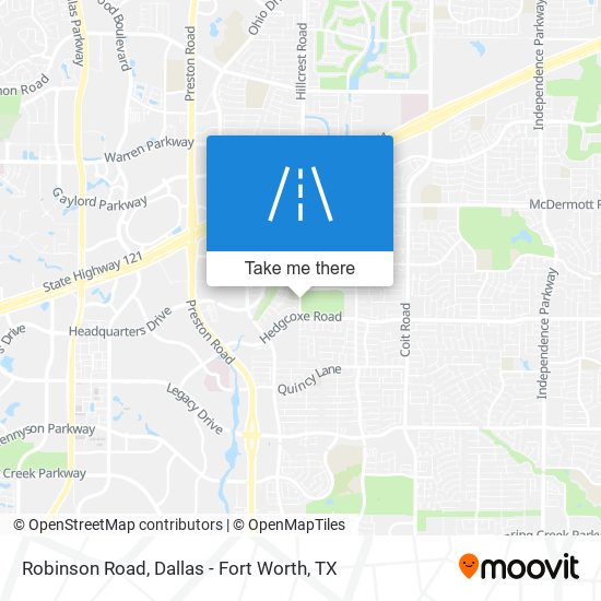 Mapa de Robinson Road