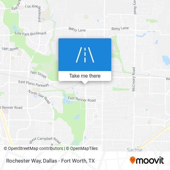 Rochester Way map