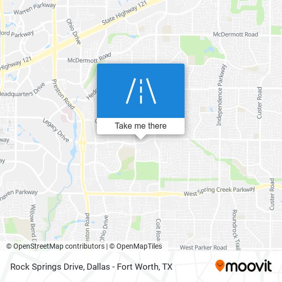 Rock Springs Drive map