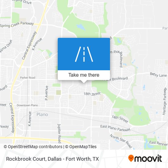 Mapa de Rockbrook Court