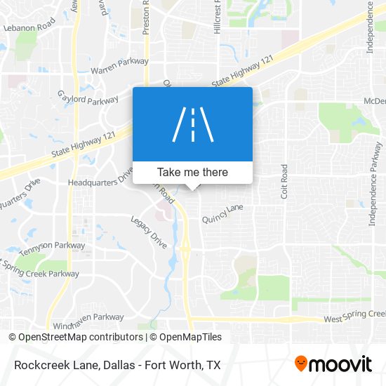 Rockcreek Lane map