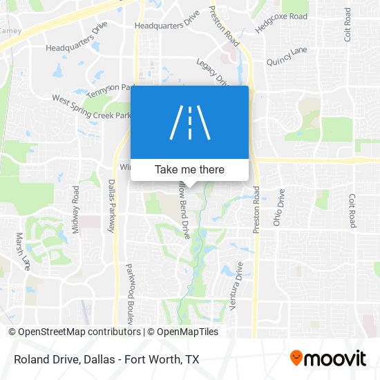 Roland Drive map