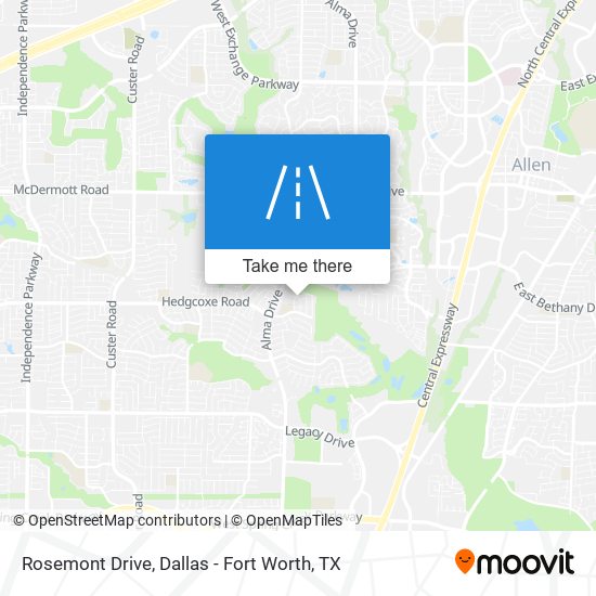 Rosemont Drive map