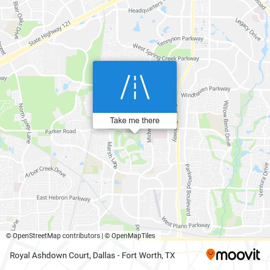 Royal Ashdown Court map