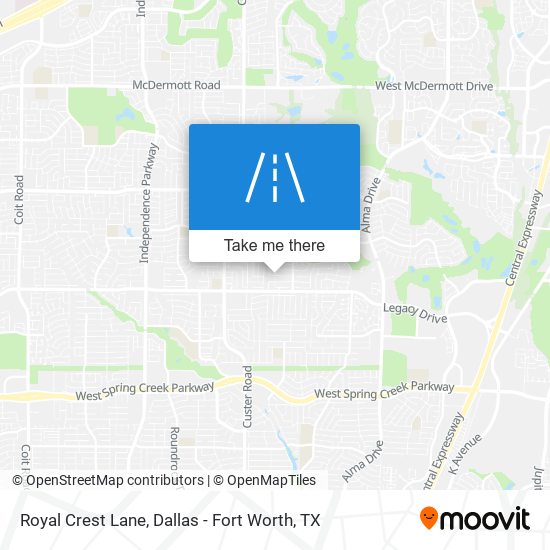 Mapa de Royal Crest Lane