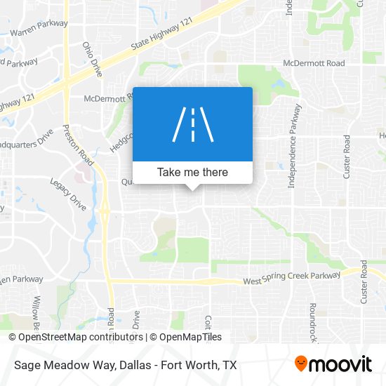 Sage Meadow Way map