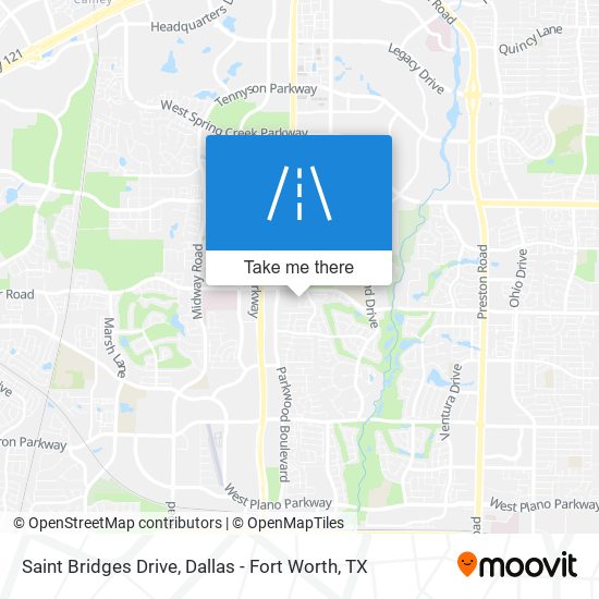 Saint Bridges Drive map