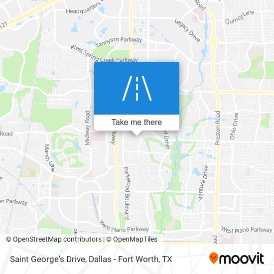 Mapa de Saint George's Drive