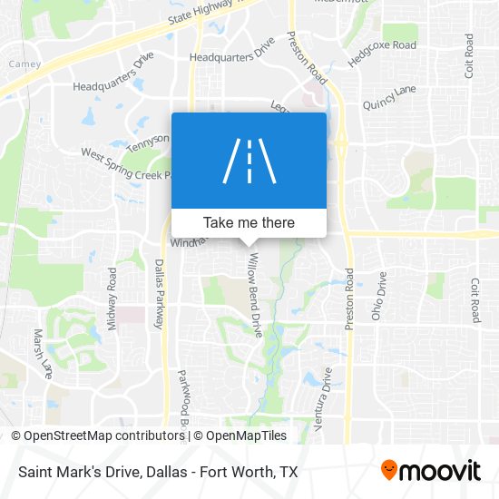Mapa de Saint Mark's Drive