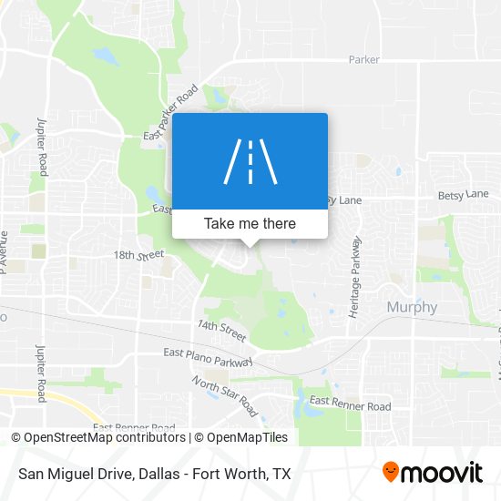 San Miguel Drive map