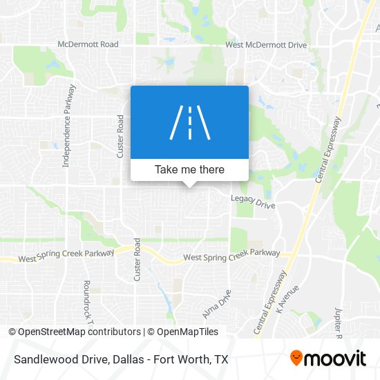 Sandlewood Drive map