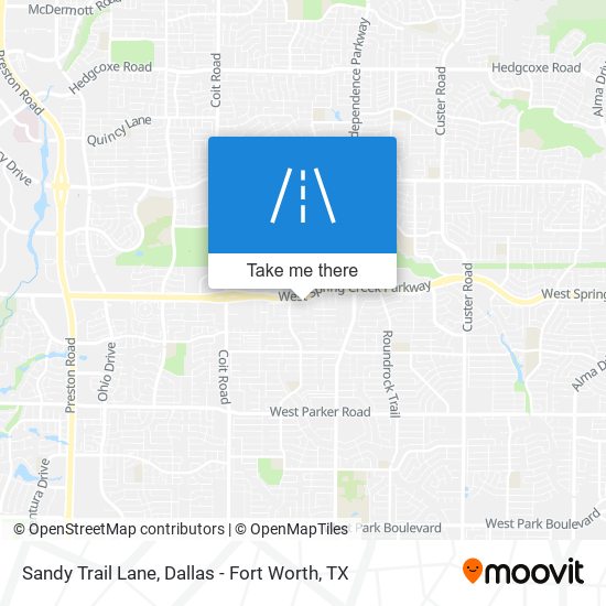 Mapa de Sandy Trail Lane