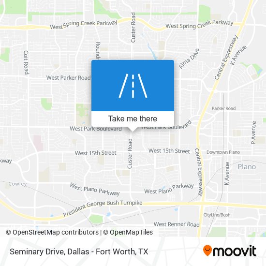 Seminary Drive map
