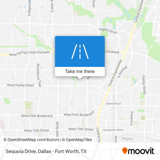 Mapa de Sequoia Drive